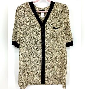 Vintage CB Collections Plus Size Elegant Long Blouse SZ 16